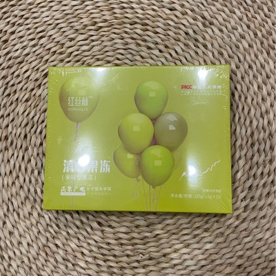 红丝林清畅果粉果冻紧致贴助燃饮酵素液海藻复合压片糖果官方正品