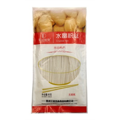 东北纯无添加土豆粉丝无明矾80克水晶粉丝马铃薯凉拌涮火锅粉条