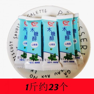 木糖醇山楂条1斤价格果丹皮山楂条散货称重零食健脾无糖
