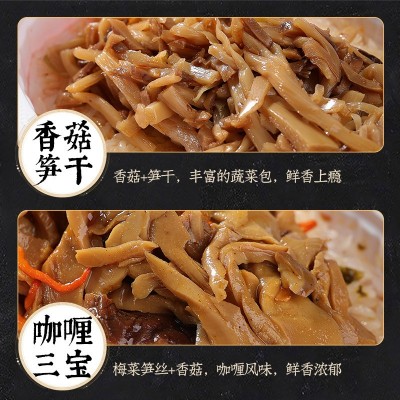 素栈自热即食盒饭全素食佛家纯素自热米饭速食方便米饭素菜版斋饭
