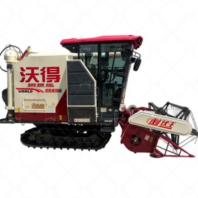 沃得135马力农用小麦联合收割机水旱两用水稻高粱联合收割机