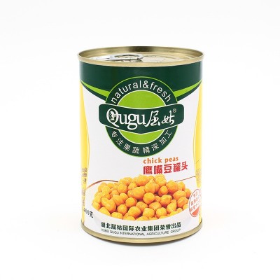 鹰嘴豆罐头400g/罐 即食豆子罐头工厂直发蔬菜罐头支持跨境
