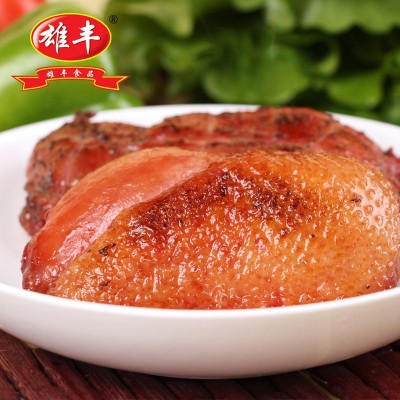 雄丰冷冻食品烟熏鸭胸肉180g鸭胸快餐厅鸭脯肉餐饮批发速食即食