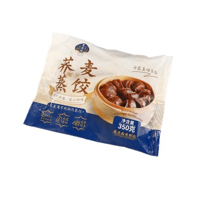 荞麦魔芋鸡胸肉蒸饺350g速冻早餐半成品皮薄馅多厂家货源一件代发