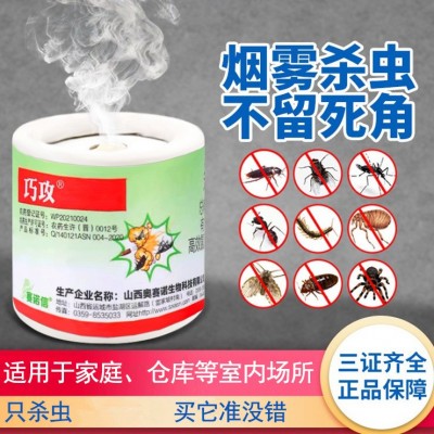 巧攻杀蟑烟剂家用室内厨房杀虫烟雾剂除蟑螂药灭小强苍蝇蚊子臭虫