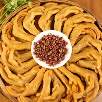 源头工厂龙岩泡鸭爪鸭掌吮指清香辣醋泡鸭爪开袋即食鸭肉零食贴牌