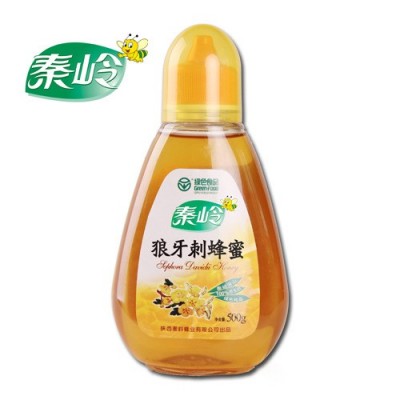 绿色食品秦岭深山生态狼牙刺蜂蜜500g成熟真蜂蜜批发量大价格优惠 3瓶