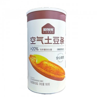 淘味熊空气土豆条蜂蜜黄油味陈皮番茄味追剧休闲解馋零食下午180g