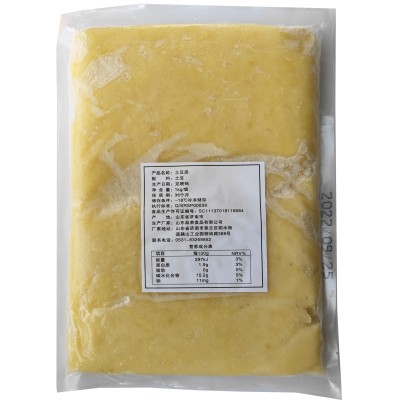 精品土豆泥厂家供应餐饮纯土豆泥生产厂家月饼冰皮
