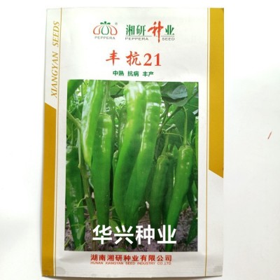 湘研种业丰抗21长牛角椒辣椒种子 中熟抗病丰产耐热耐旱 1000粒