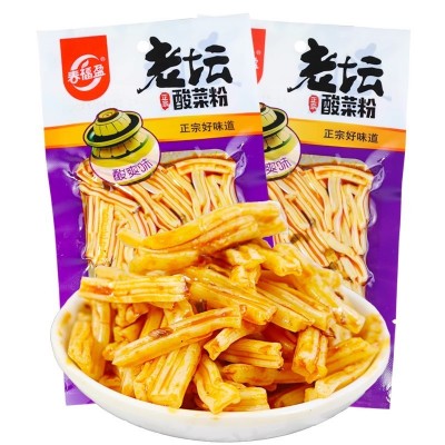 【一件包邮】春福盈老坛酸菜粉凉粉皮小面筋辣条儿时校园怀旧零食