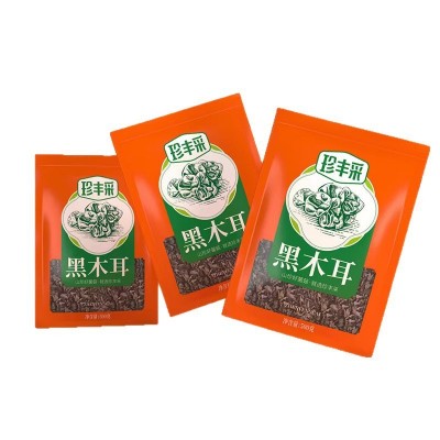 珍丰采 A级黑木耳干货批发 肉厚饱满500g大袋装 自然纯净无添加